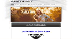 Desktop Screenshot of nighthawktrailersales.com